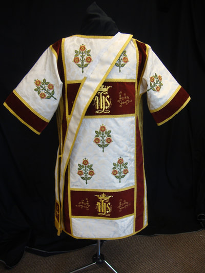 AW Pugin style dalmatic and deacon stole